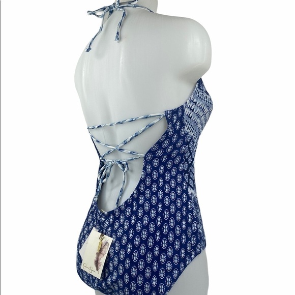 JESSICA Simpson Tie Dye Strappy Back One Piece - Picture 8 of 15